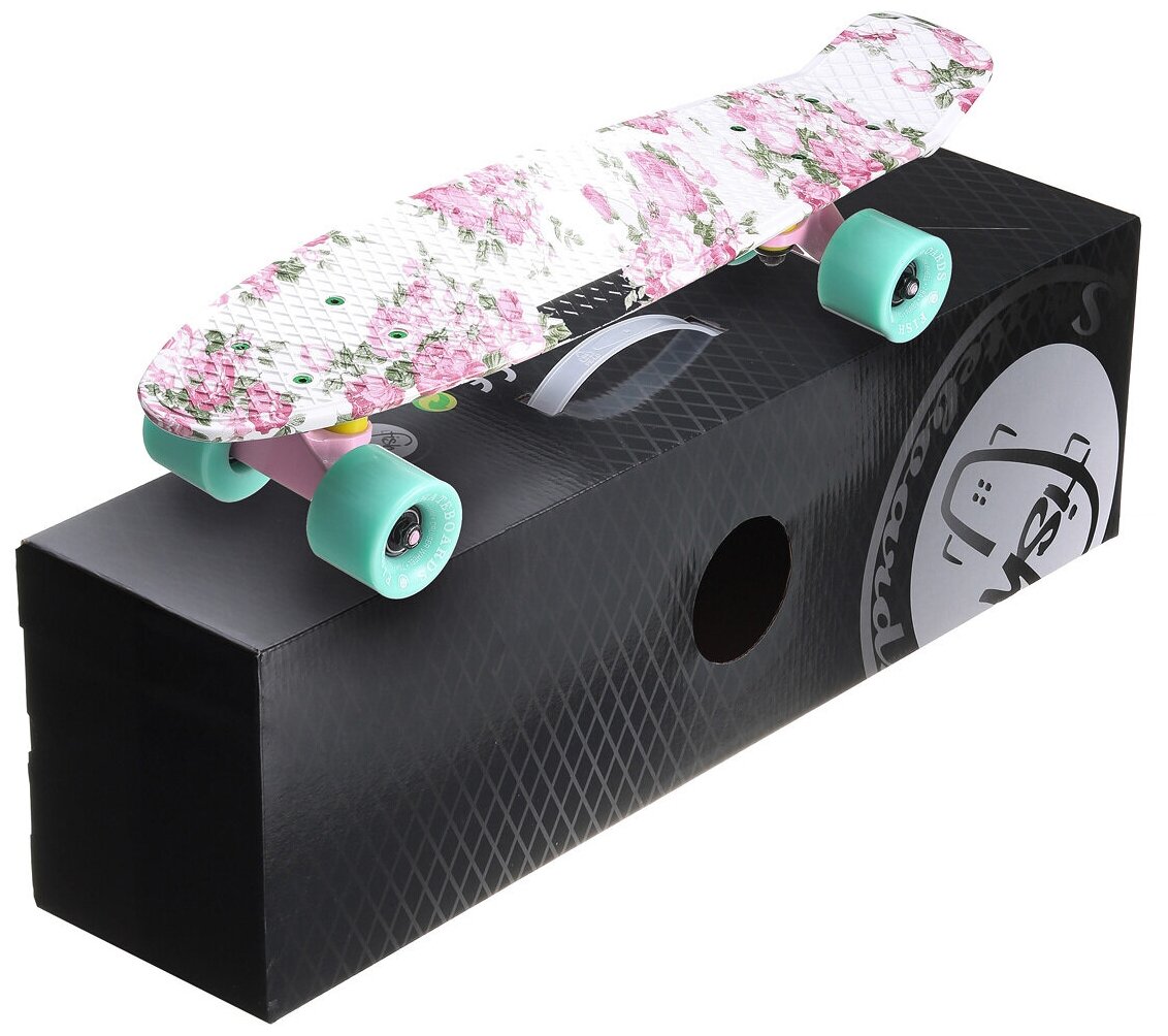 Пенни борд Fish Skateboards 22" Цветы