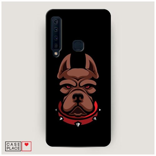 фото Чехол пластиковый samsung galaxy a9 2018 грозный пес с шипами case place