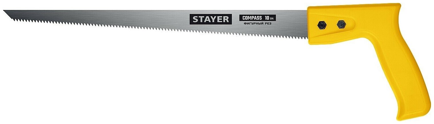 Ножовка выкружная 300 мм Stayer Compass 1518_z01