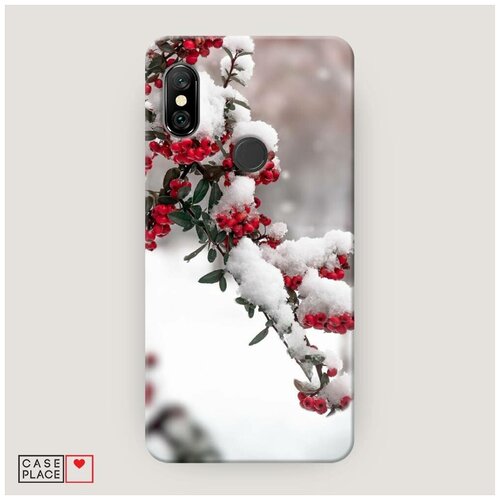 фото Чехол пластиковый xiaomi redmi note 6 pro зима 8 case place