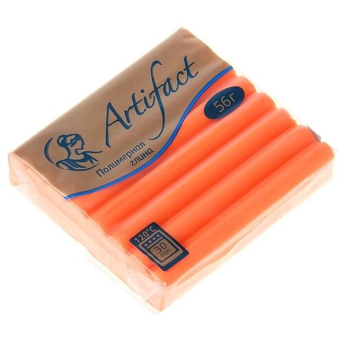 Artifact Пластика - полимерная глина 56г флуоресцентный Оранжевый