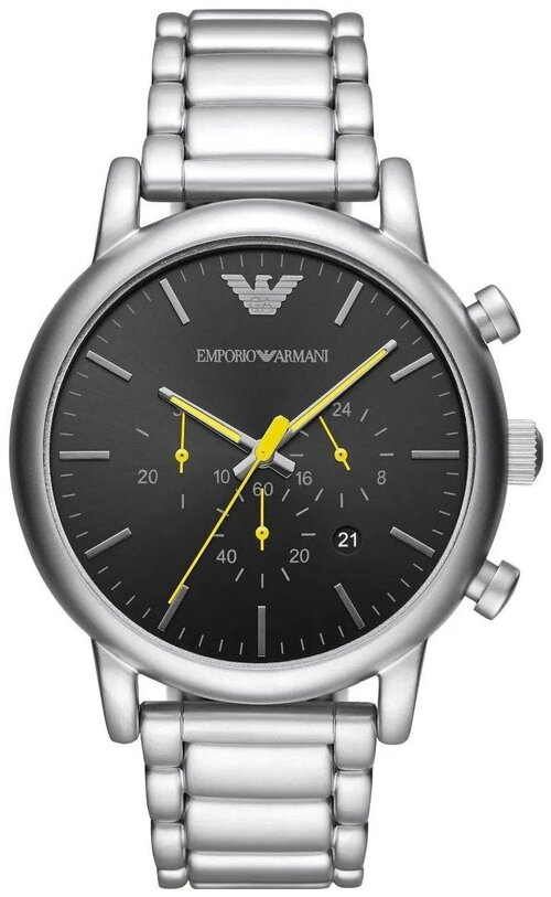 Наручные часы EMPORIO ARMANI Luigi AR11324, черный, серебряный