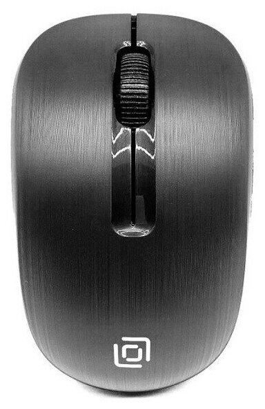 Мышь Оклик 525MW черный оптическая 1000dpi беспроводная USB для ноутбука 3but