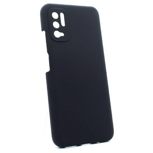 Чехол противоударный силиконовый Mobix для Xiaomi Redmi Note 10T / Note 10 5G / Poco M3 PRO SoftTouch с бархатной прокладкой цвет : черный