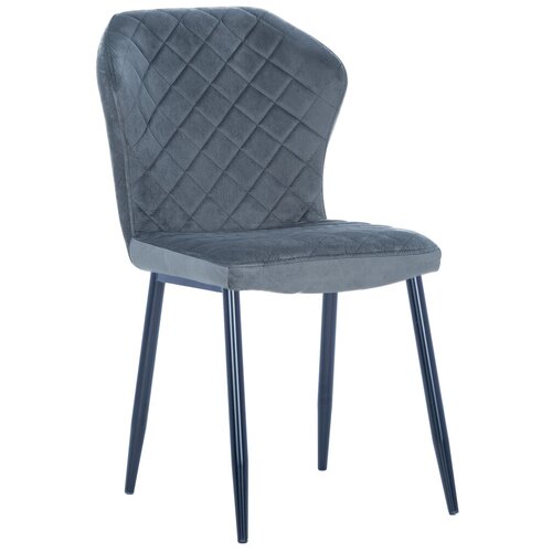 фото Стул leset шейл, каркас черный, велюр ultra grafit графит