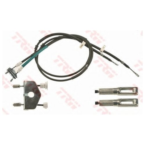 фото Трос стояночного тормоза задний trw gch421 для ford fiesta v