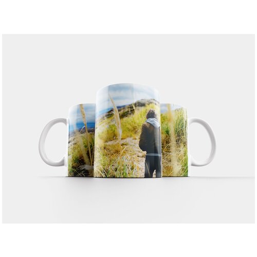 фото Кружка "люди, женщина, ходьба" 320 мл lotsprints