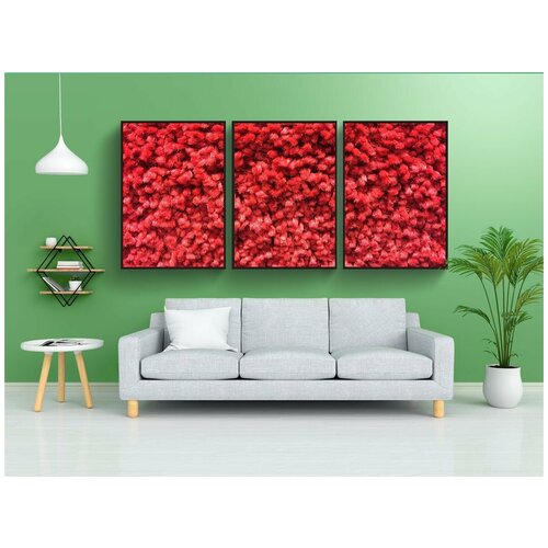 фото Набор модулных постеров для интерьера "ковровая дорожка, волокна, ковровое покрытие" 60x90 см. в тубусе, без рамки lotsprints