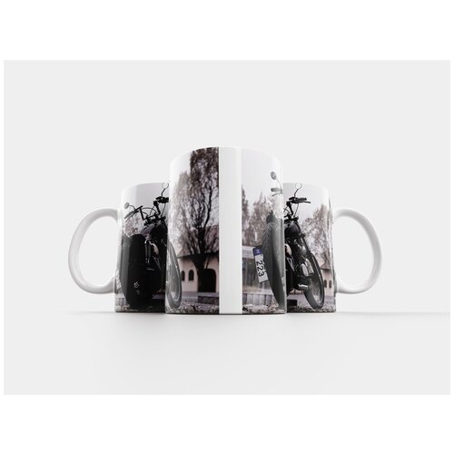 фото Кружка "мотоцикл, ямаха, ямаха sr500" 320 мл lotsprints