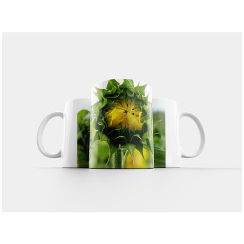 фото Кружка "подсолнух, бутон, закрывать" 320 мл lotsprints