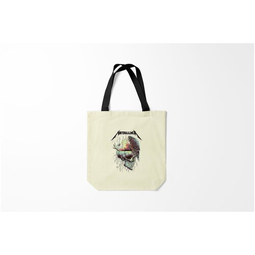 фото Сумка-шоппер / 40х40 см / рок / metallica burnettie