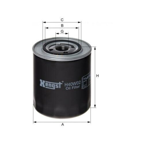 HENGST FILTER H40W02 Фильтр масляный