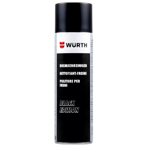 Очиститель тормозов Wurth Black Edition 500мл