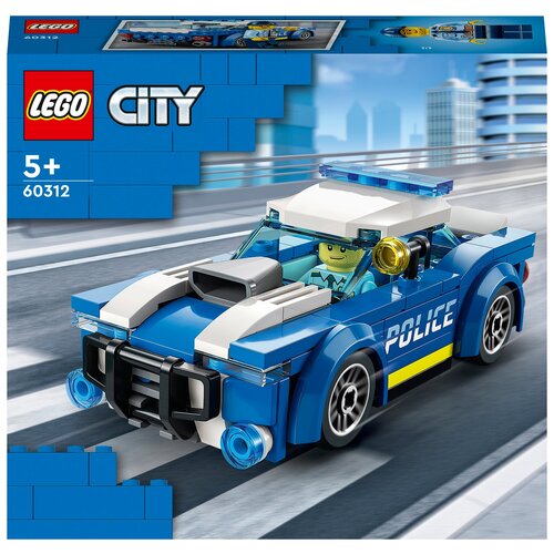 конструктор lego city police 60312 полицейская машина 94 дет LEGO City Police 60312 Полицейская машина, 94 дет., синий/белый