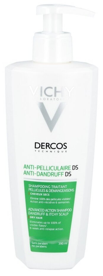 Шампунь Vichy (Виши) Dercos против перхоти для сухой кожи головы 200 мл Косметик Актив Продюксьон - фото №5