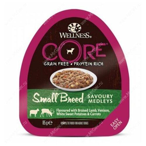 Консервы Wellness Core для собак Small Breed из баранины с олениной - 85 г