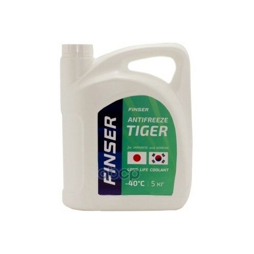Antifreeze Tiger Long Life G12 5 Кг (Зеленый) FINSER арт. 4627095852077