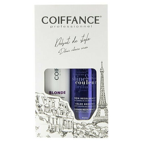 COIFFANCE Professionel Набор BRIGHT BLONDE (шампунь BLONDE, 250 мл + COLOR BOOSTER platinum, 250 мл)