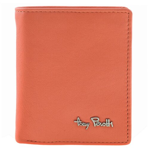 фото Кошелек tony perotti rainbow, женская, натуральная кожа, кораловый