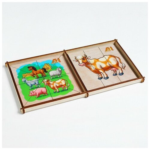 Пазлы «Сложи картинку. Домашние животные» Деревянные Игрушки пазлы сложи картинку домашние животные деревянные игрушки