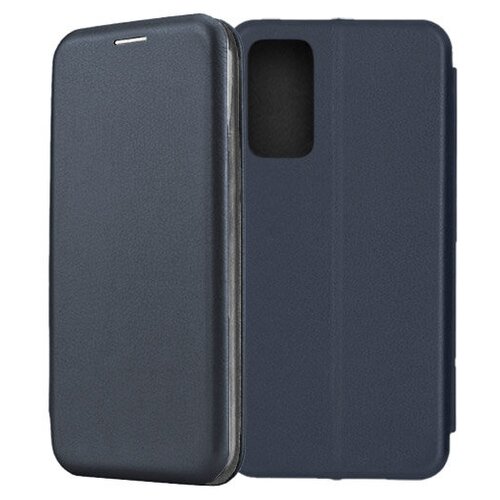 Чехол-книжка Fashion Case для Samsung Galaxy S20 FE G780 темно-синий накладка пластиковая матовая для samsung galaxy s20 fe g780 с силиконовой окантовкой синяя