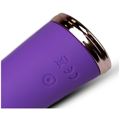 Фиолетовый клиторальный вибратор The Countess Pinpoint Vibrator - 19 см. (фиолетовый)