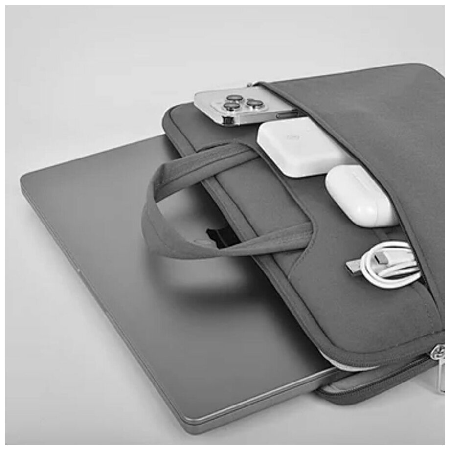 Сумка для ноутбука WiWU ViVi Laptop Handbag для Macbook 156" водонепроницаемая - Розовый