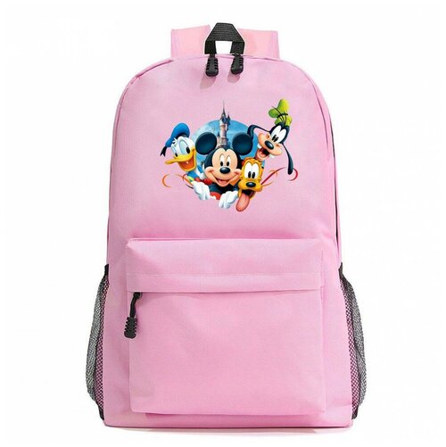 Рюкзак герои Микки Маус (Mickey Mouse) розовый №6