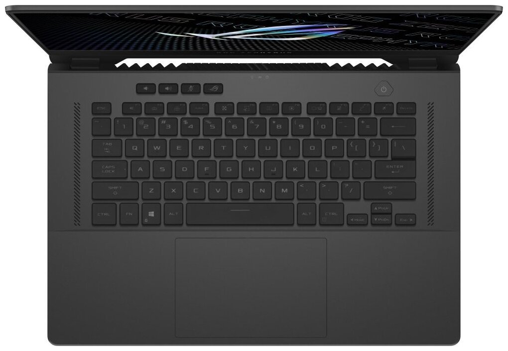 Ноутбук ASUS ROG Zephyrus G15 GA503QM-HQ157T 2560x1440 AMD Ryzen 9 3 ГГц RAM 16 ГБ SSD 512 ГБ GeForce RTX 3060 Win10 Home 90NR04X2-M04140 Eclipse Gray