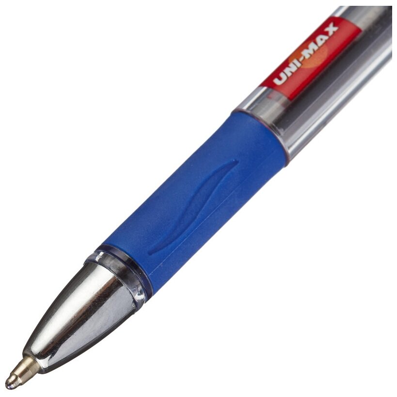 Ручка шариковая неавтомат. Unomax/Unimax Ultra Glide 1,0син, масл, манж