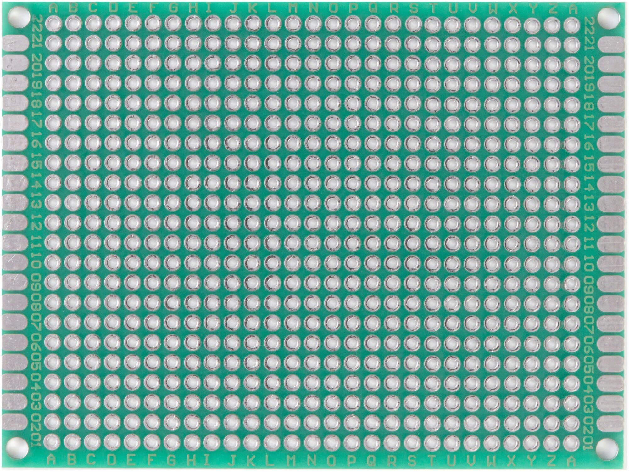 Печатная плата универсальная GSMIN PCB1 (6 x 8) (Зеленый)