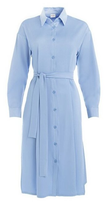 Платье женское Minaku: Casual collection, цвет голубой, размер 50 7690857 . - фотография № 1
