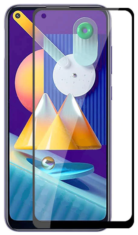 Защитное стекло для экрана LuxCase для Samsung Galaxy A11/M11, прозрачная, 1 шт, черный [78358] Noname - фото №2