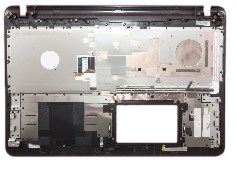 Клавиатура для ноутбука Sony Vaio SVF152A25T черная топ-панель c подсветкой