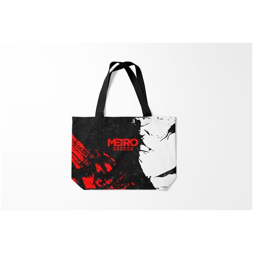 фото Сумка-шоппер / 46х35 см / геймерам / metro exodus. burnettie