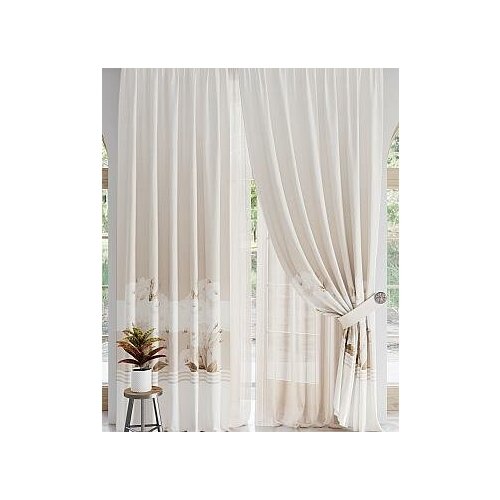 фото Комплект штор томдом нелегвирс (бежевый)