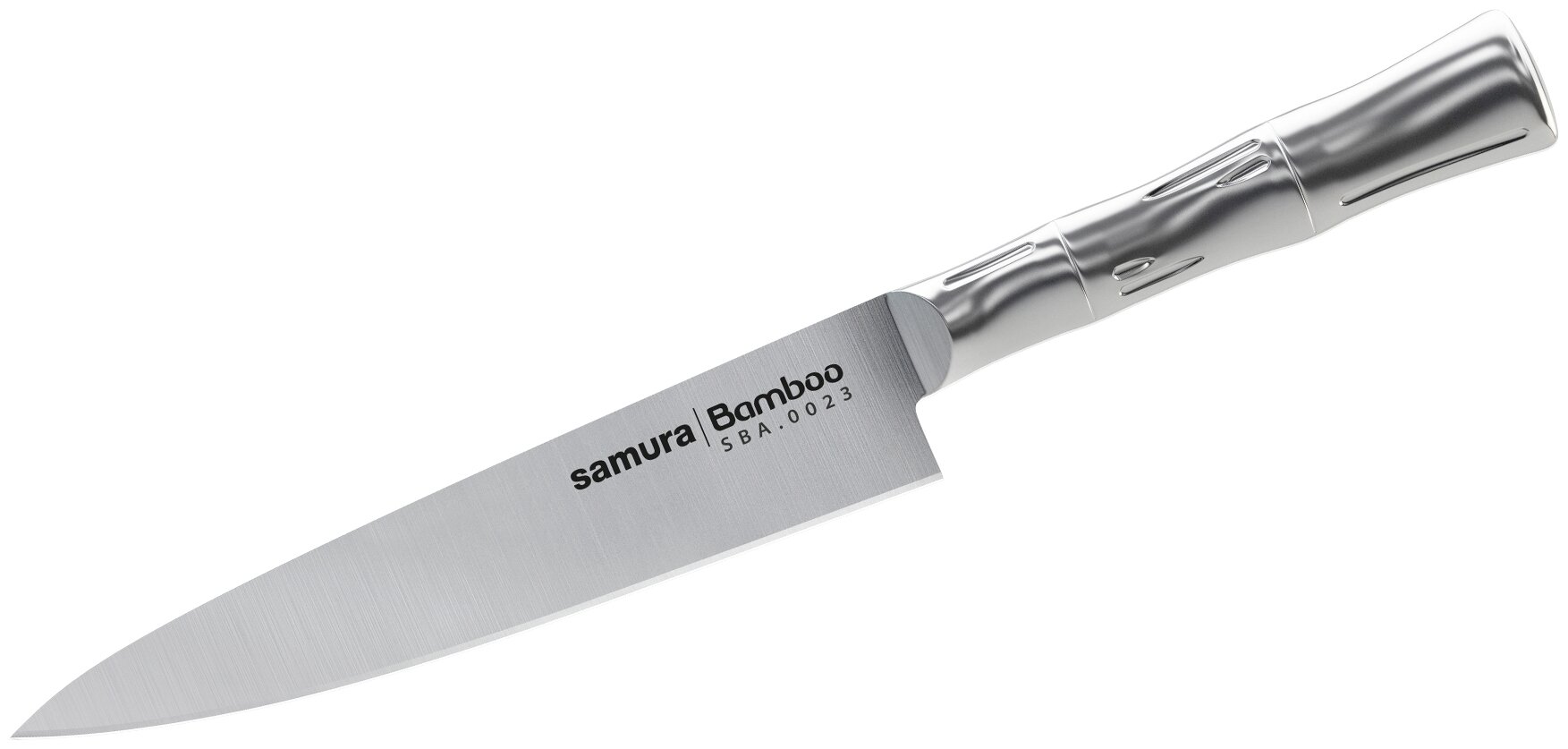 SBA-05/K набор из 4-Х кухонных ножей И подставки SAMURA BAMBOO - фотография № 5