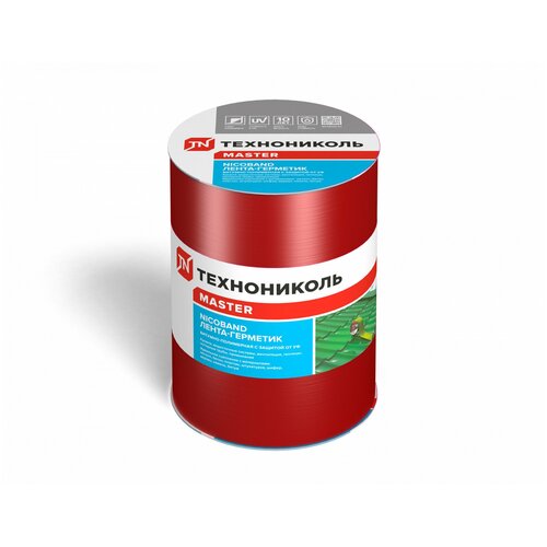 Универсальная самоклеящаяся лента-герметик Nicoband (15смХ3м /0.45 КВ м) Никобанд красный