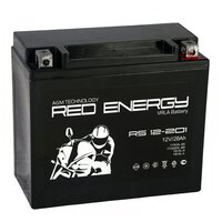Мото, Скутер 12В 20 А. ч. Red Energy Rs12201 (Ytx20l-Bs) (180X75x165) (Залитый) Agm Аккумулятор DELTA battery арт. RS12201