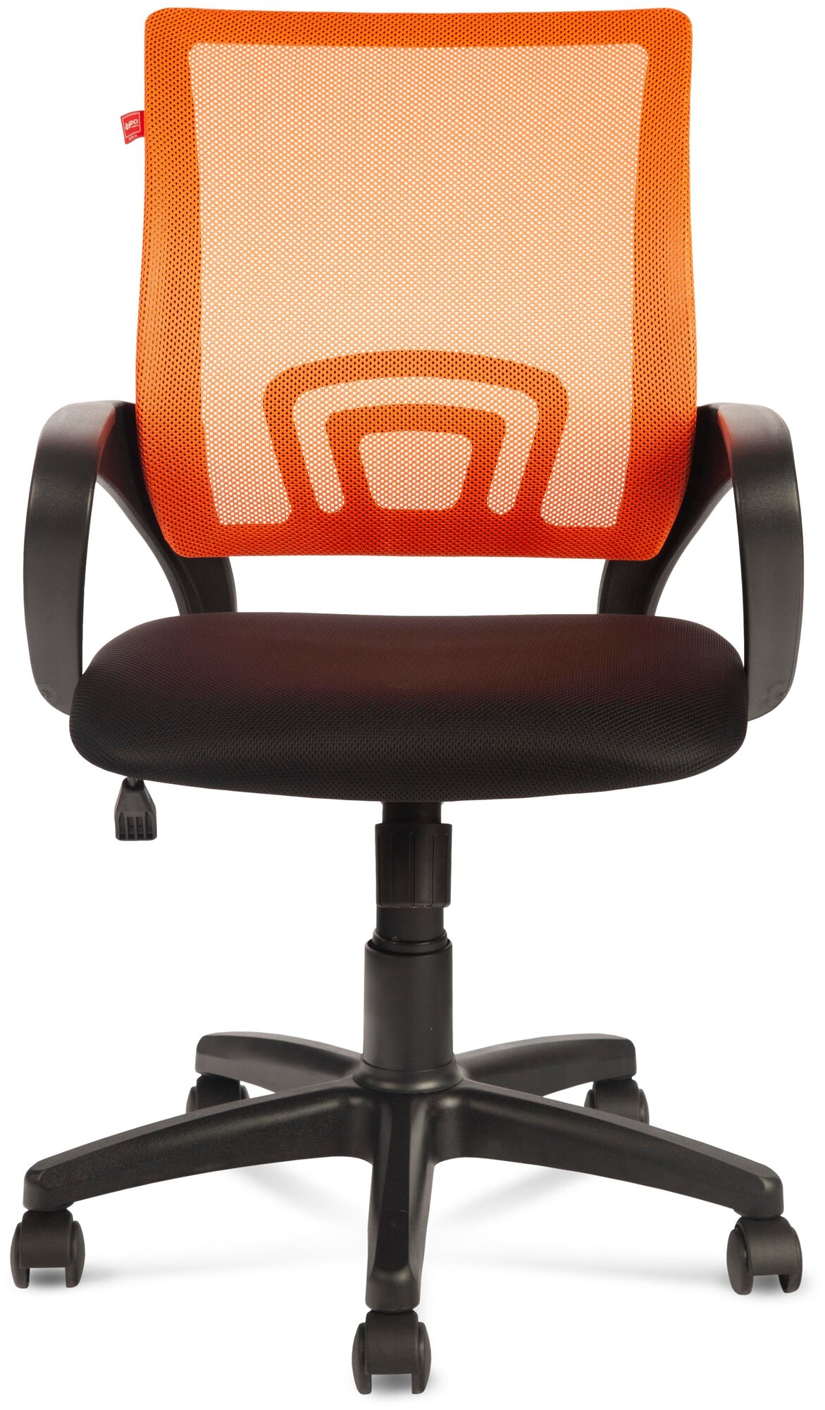 Кресло компьютерное ТМ дэфо LARK 2 ткань, оранжевый