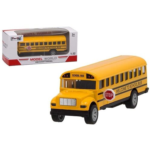 ХэппиЛенд. Автобус инерционный, 1:32, свет/звук, 115006