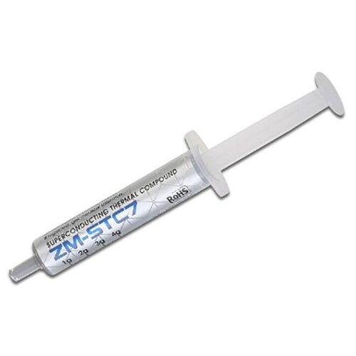 термопаста zalman zm stc7 4гр 7 2w m k 220pa s Термопаста Zalman Thermal Grease ZM-STC7 4g