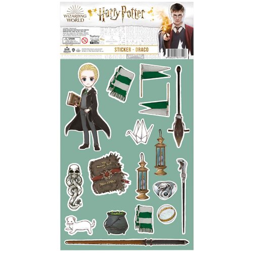 Наклейки Sihir Dukkani: Аниме Драко Малфой (Anime Draco Malfoy) Гарри Поттер (Harry Potter) (ST015) 27 см