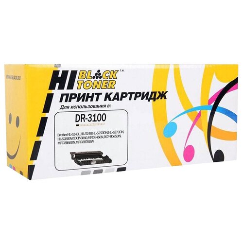 Драм-юнит Hi-Black DR-3100 для Brother HL-5240/5250/5270DN/5340D/5350DN/8370DN, 25K драм картридж dr 3100 black для принтера бразер brother hl 5250 dn hl 5250 dn