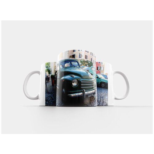 фото Кружка "автомобиль, зеленый, старый" 320 мл lotsprints