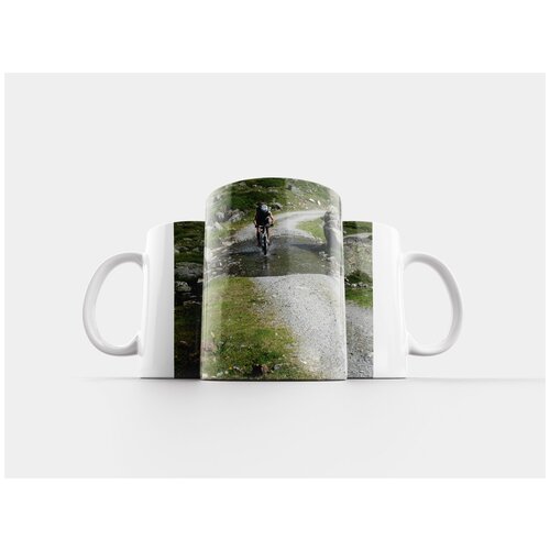 фото Кружка "ездить на велосипеде, велосипед, альпийский кросс" 320 мл lotsprints