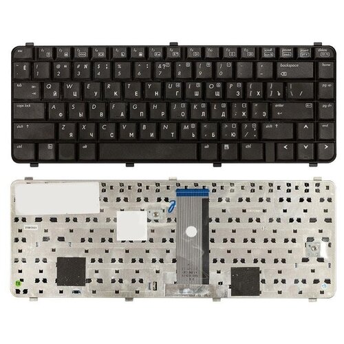 Клавиатура для ноутбука HP Compaq 510 515 610 черная плоский Enter 930₽