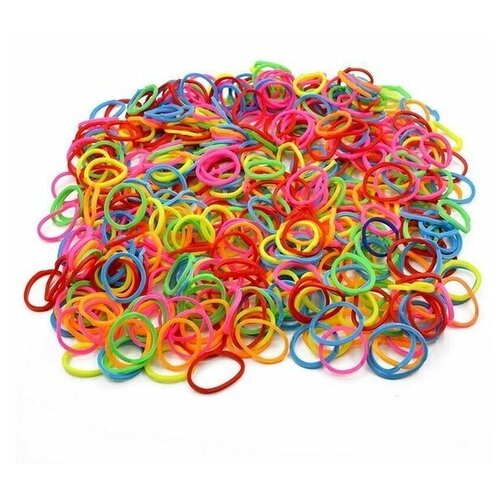 фото Набор резиночек д/плетен. tz12905 полупрозр.200шт.tz12905 там-там