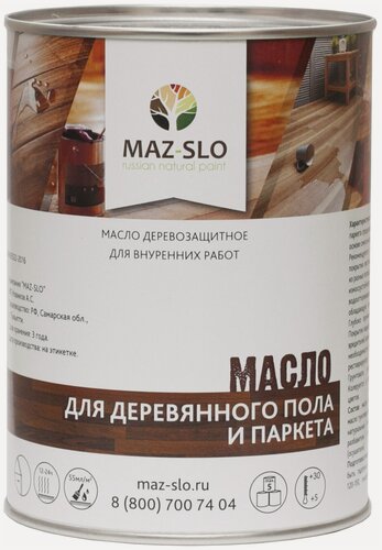 Изображение товара Масло для деревянного пола, паркета, лестниц цвет Бесцветное 1л