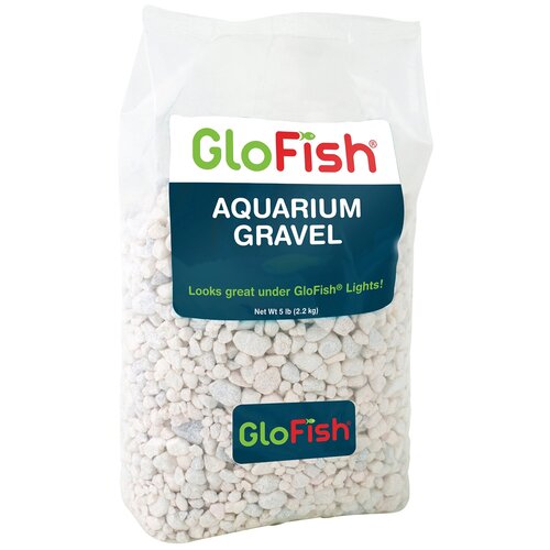 Грунт для аквариума Glofish флуоресцентный белый (2,26 кг)
